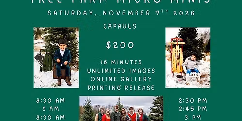 Capaul's Tree Farm Micro Mini Sessions