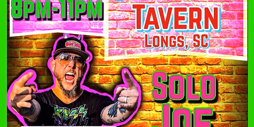 Solo Joe one man(and a Lady) Rock Show at Parkway Tavern