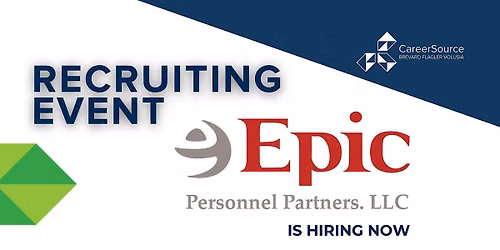 Recruiting Event - Epic Personnel Partners is Hiring!