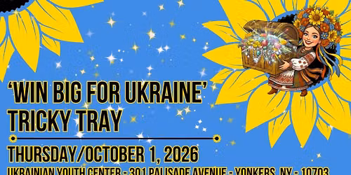 'WIN BIG FOR UKRAINE' TRICKY TRAY