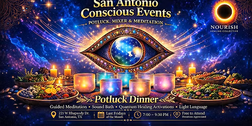 Meditation, Sound Bath & Community Potluck Mixer