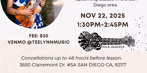 Beginner Ukulele class