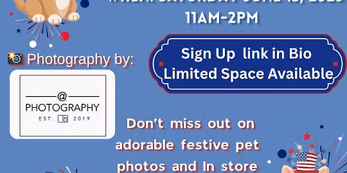 FREE Pet 4th of July photos