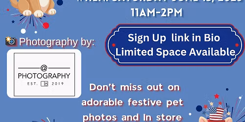 FREE Pet 4th of July photos