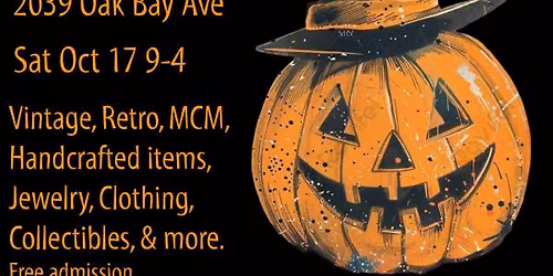 POP UP Halloween Vintage Fair & Makers Market 