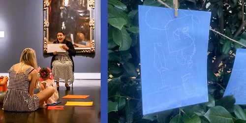 Preschool Playdate \u2013 Cyanotypes