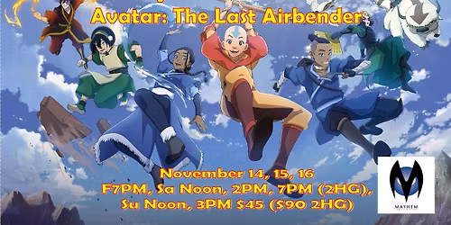 Mayhem Des Moines Avatar: The Last Airbender Prerelease