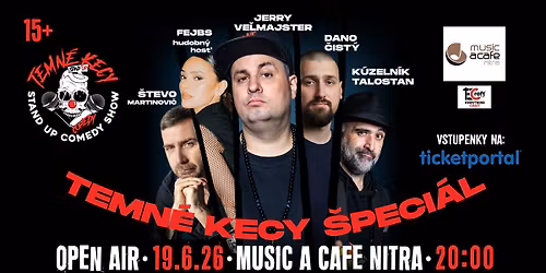 Temn\u00e9 kecy \u0161peci\u00e1l - Nitra (Music a Cafe)