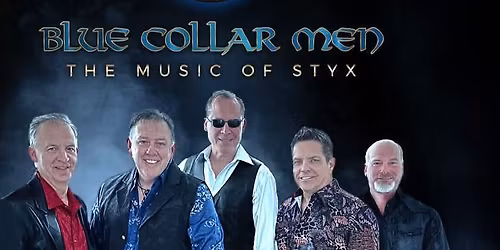 Panorama with Blue Collar Men