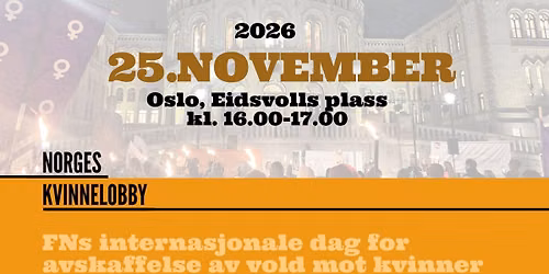 Markering av FNs dag for avskaffelse av vold mot kvinner