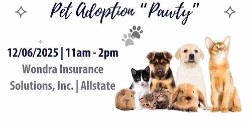 Furever Homes for the Holidays | Pet Adoption "Pawty"