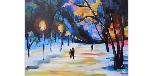 Romantic Winter Stroll - Paint and Sip in Denver | Classpop!\u2122