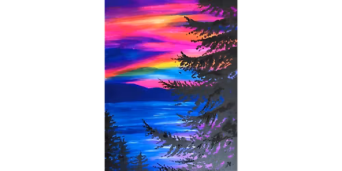 Lake Tahoe Sunset - Paint and Sip in Houston | Classpop!\u2122