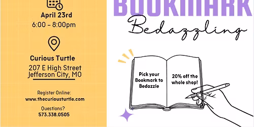 Bookmark Bedazzling Night *Registration Required*