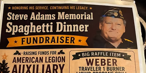 Steve Adams Memorial Spaghetti Dinner 