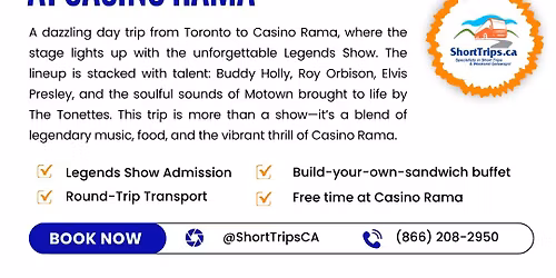 Rock \u2019n\u2019 Soul Legends at Casino Rama \u2013 Tributes to Elvis, Roy Orbison, Buddy Holly & Motown!