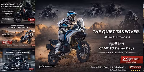 The Quiet Takeover Starts Here - CFMOTO DEMO DAYS - New Braunfels