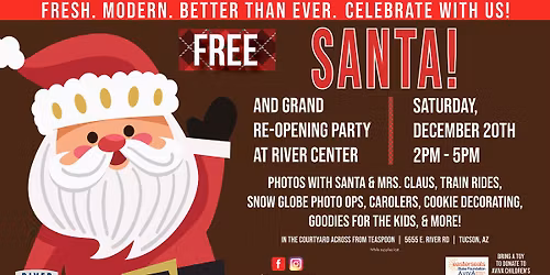 Santa! and Grand Re-opening Party at River Center