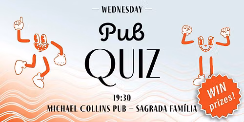 Pub Quiz near Sagrada Fam\u00edlia - Wednesday, November 4 (ENG)
