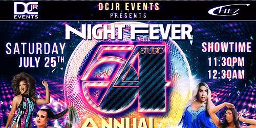 Studio 54 Annual Party \ud83e\udea9 Presented by DCJR Events