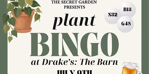 Plant Bingo at Drake's The Barn