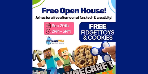 FREE Family Tech Open House: Minecraft, Roblox, Coding & More!