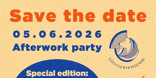 Afterwork Leo Club Oostende - ed. 2026\ud83e\udd81\ud83d\udd06