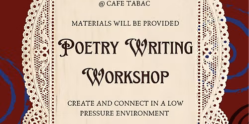Relaxed Poetry Writing Workshop