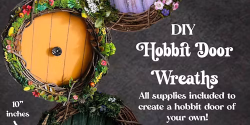 \u201cAn Evening in the Shire: Hobbit Door Wreath Workshop" at Citrus & Sage Bookshop in Brooksville!
