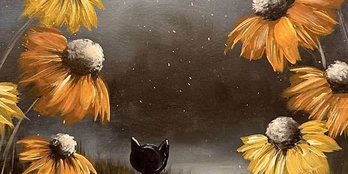 Paint and Sip: Moonlit Marigolds
