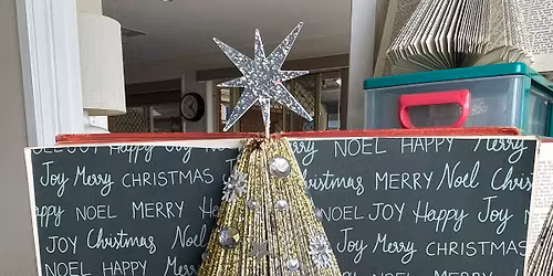 Christmas Tree Book Folding Workshop