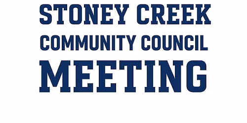 Stoney Creek Community Council (PAC) AGM