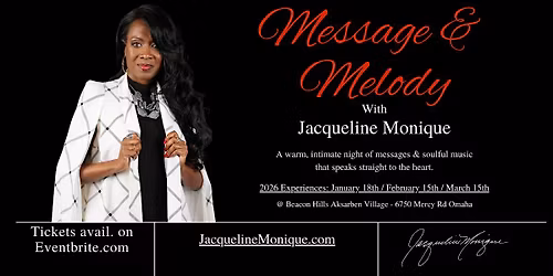 Message & Melody with Jacqueline Monique - March 15th 2026