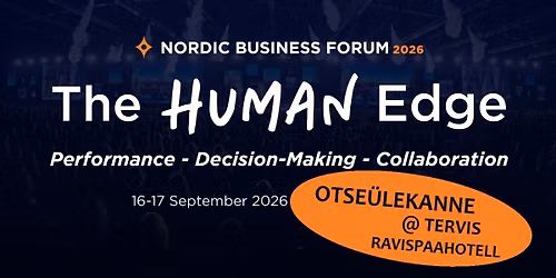 Nordic Business Forum  - otse\u00fclekanne P\u00e4rnus!