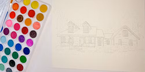 Home Portraits in Watercolor