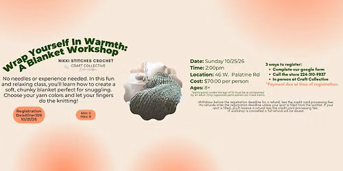 Finger Knit Blanket-October