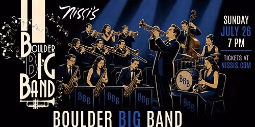 Boulder Big Band | Swinging Sunday @ Nissi's