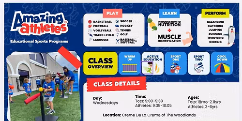 Amazing Athletes classes!