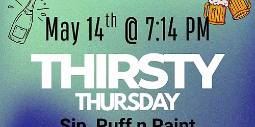 Sip, Puff & Paint @ The BeeGee's Lounge!