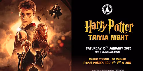 Harry Potter Trivia Night @ PMQ Golf Club