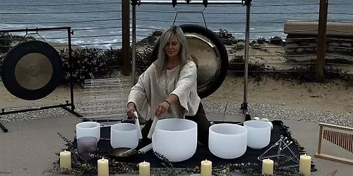 Beach Bluff Sunset Soundbath & Gong Ceremony