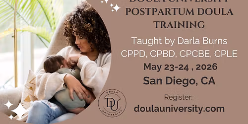 Postpartum Doula Training: San Diego, CA
