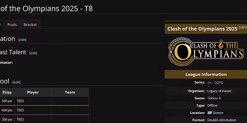 Clash of the Olympians 2025 WATCH PARTY