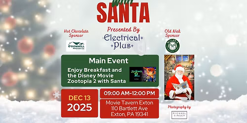 Breakfast with Santa at the Movie Tavern