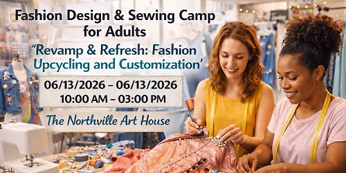 Fashion Design Camp for Adults " Revamp & Refresh"