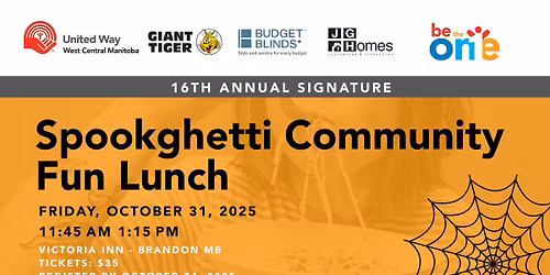 Spookghetti Luncheon - Community Fun Lunch