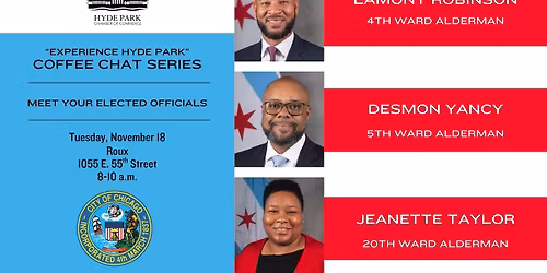 Meet Aldermen Robinson, Yancy, and Taylor