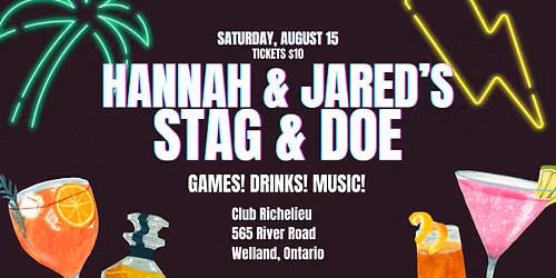 Hannah Burke and Jared Minchin's Stag and Doe