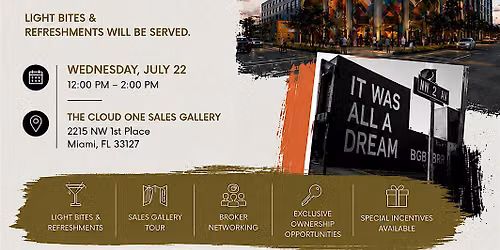 OPEN HOUSE: Wynwood Wednesdays | The Cloud One Residences