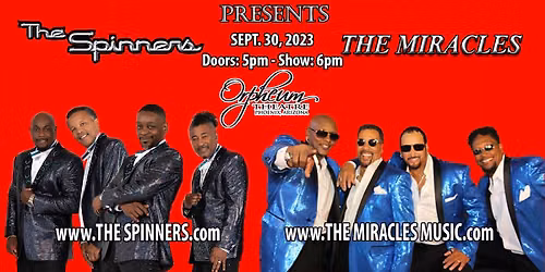 The Miracles and The Spinners at Cerritos Center